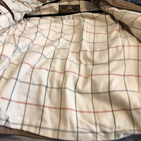 Loro Piana vest size xxl tan khaki duck vest heavy lined - Picture 3 of 16